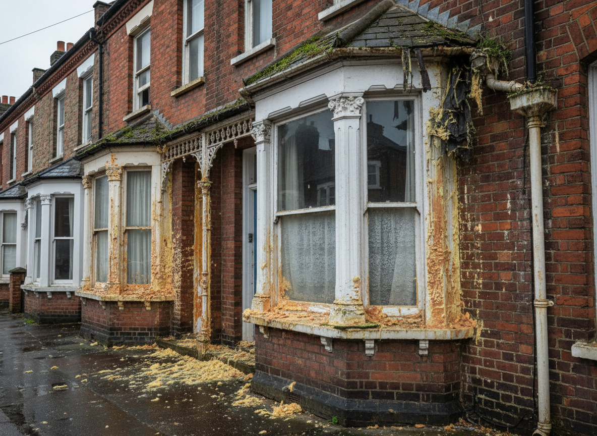 Signs of Failing Spray Foam in Cheltenham's Victorian Terraces