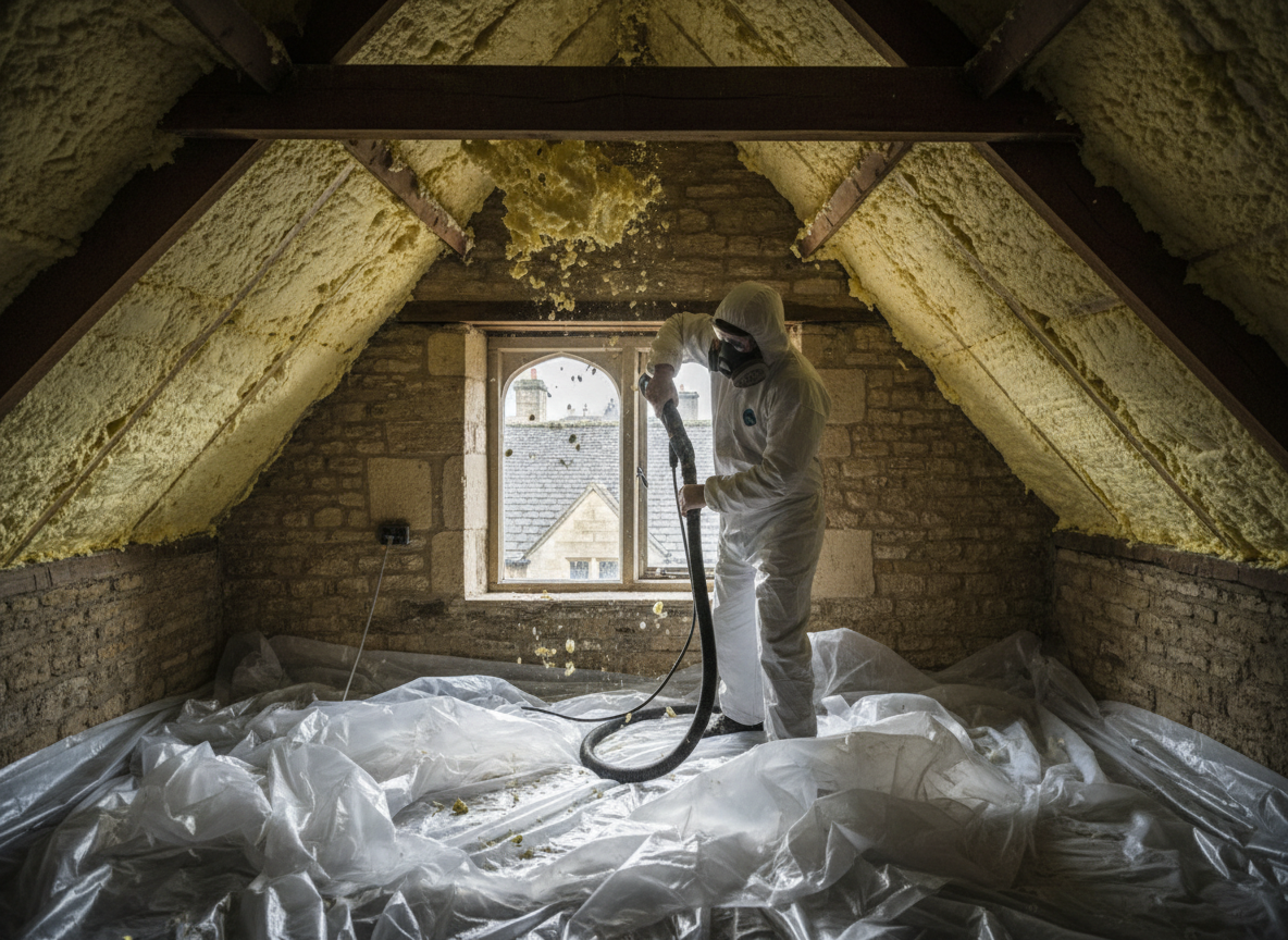 thermal spray foam removal in Cheltenham